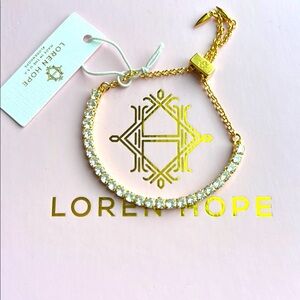 Loren Hope Lara Slider Tennis Gold Bracelet